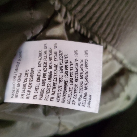 American Eagle Army Green Bomber Jacket - Picture 6 of 6